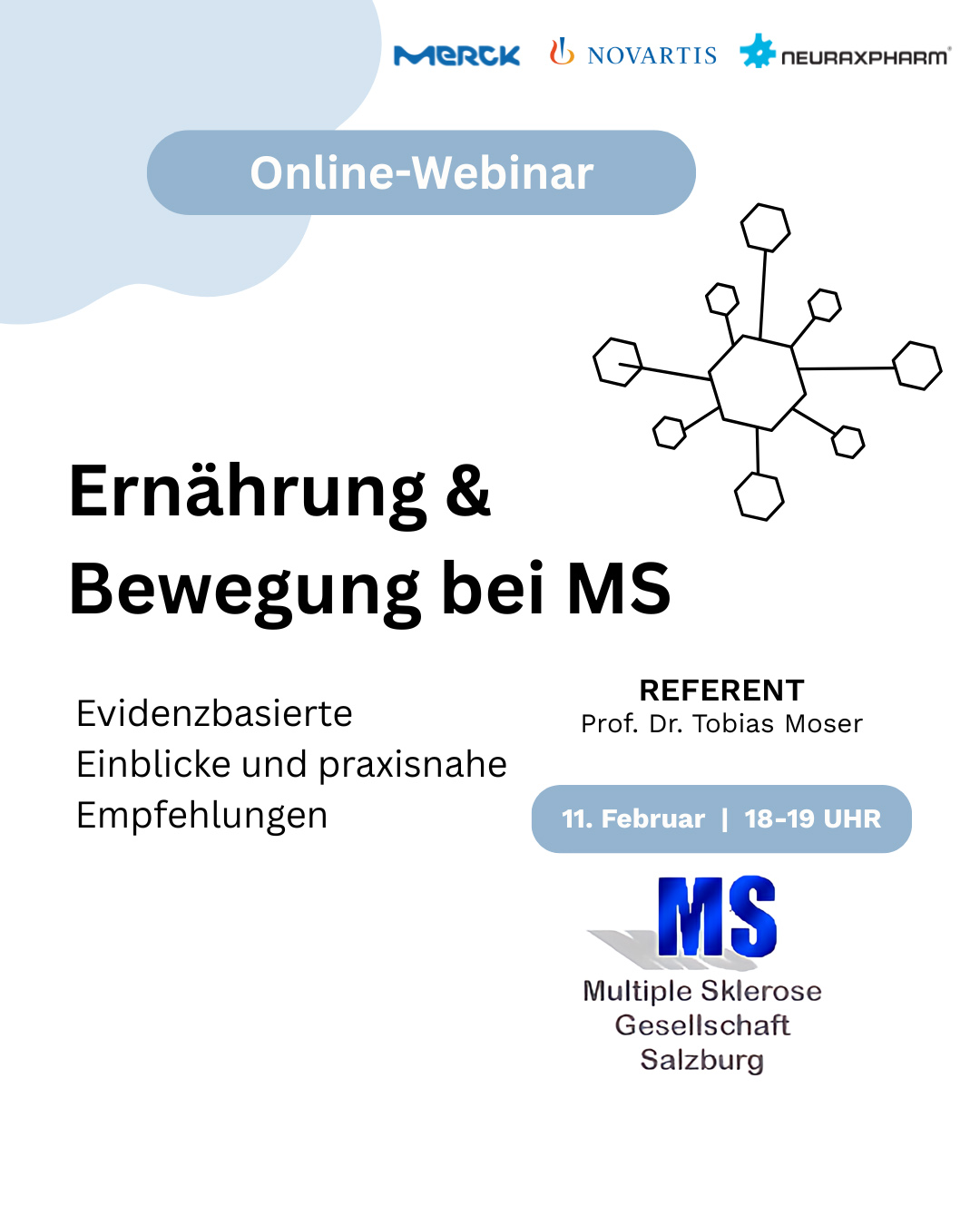 Ernährung und Bewegung bei Multipler Sklerose – Online-Vortrag
